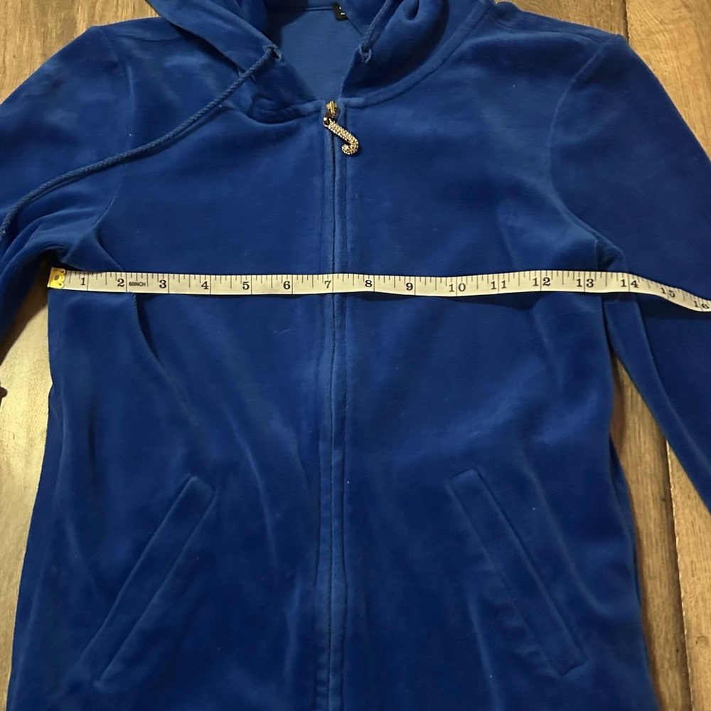 Juicy Couture Y2K Mcbling royal blue sweater - Picture 6 of 9